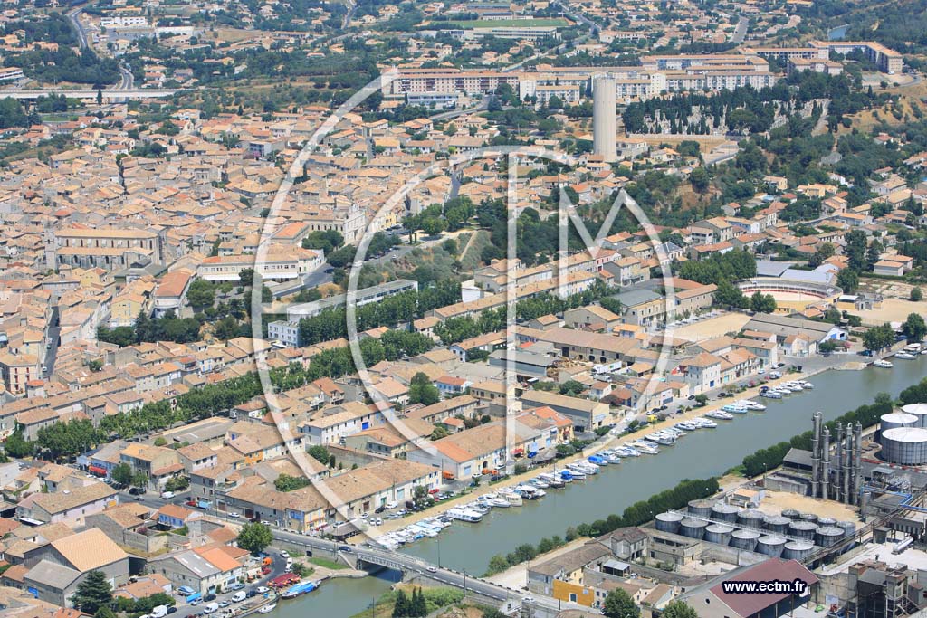 Photo arienne de Saint Gilles