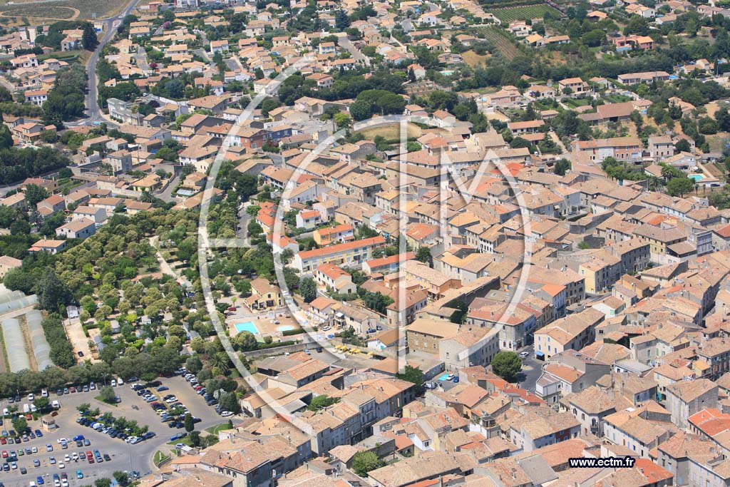 Photo arienne de Saint Gilles
