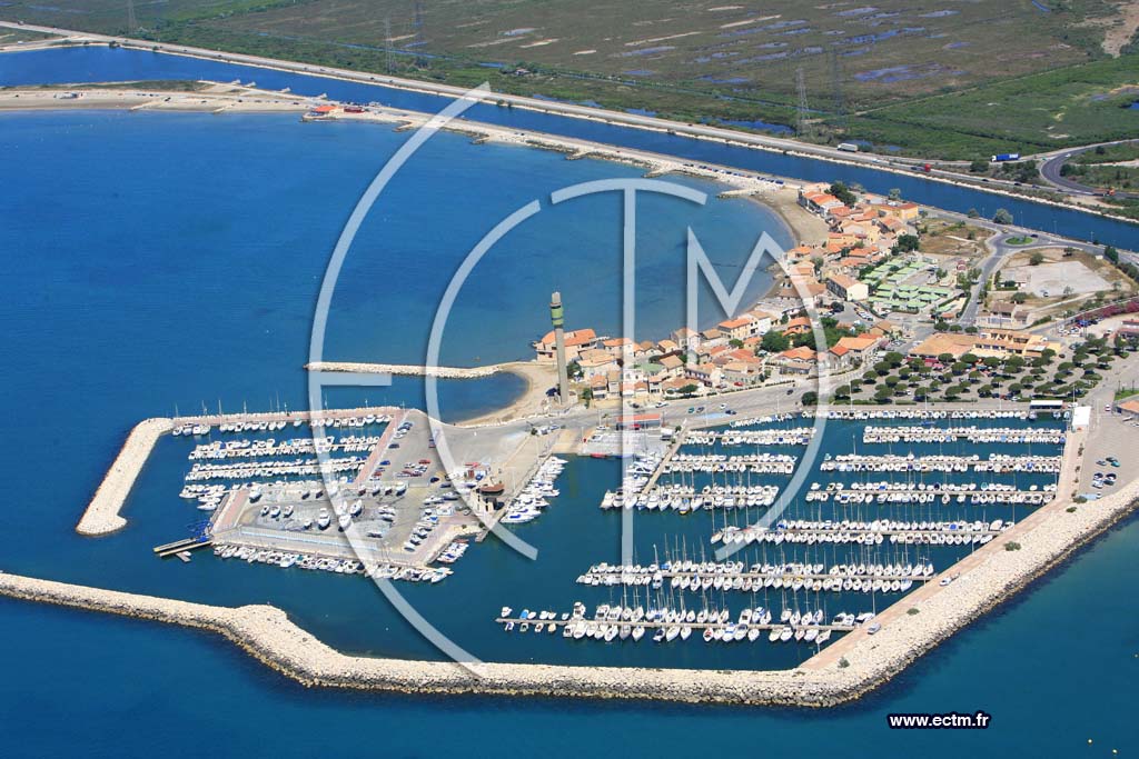 Photo arienne de Fos sur Mer