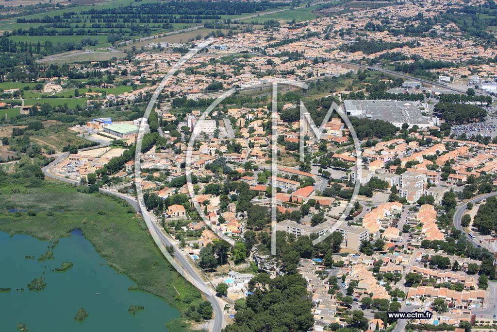 Photo arienne de Istres
