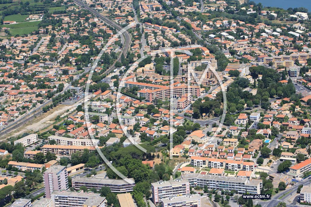 Photo arienne de Istres