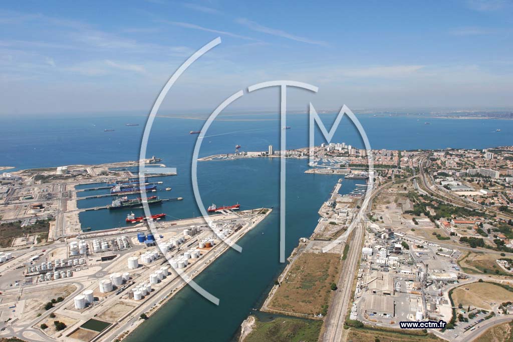 Photo arienne de Port de Bouc