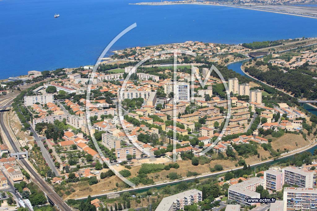 Photo arienne de Port de Bouc