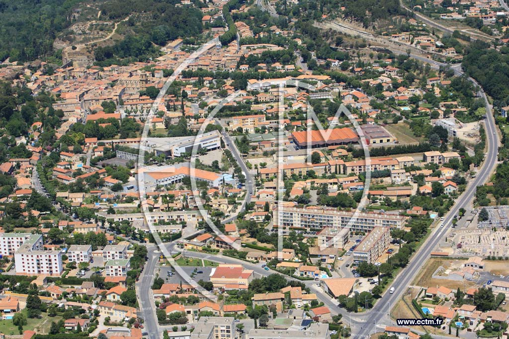 Photo arienne de Saint Chamas