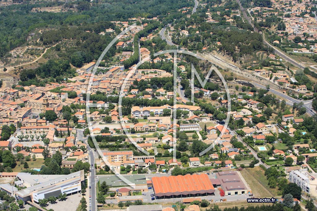 Photo arienne de Saint Chamas