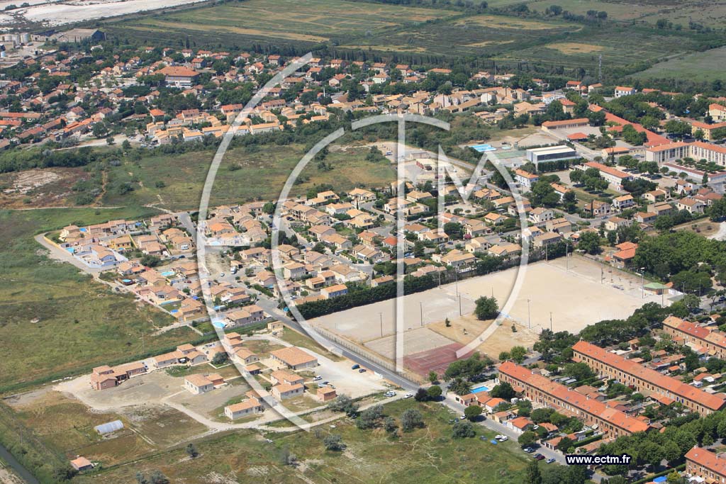 Photo arienne de Salin de Giraud