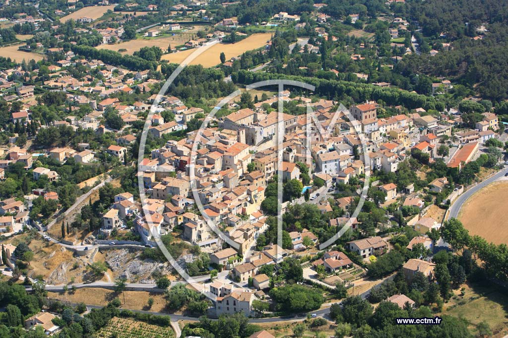 Photo arienne de Cabries