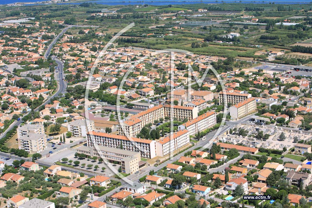 Photo arienne de Chateauneuf les Martigues
