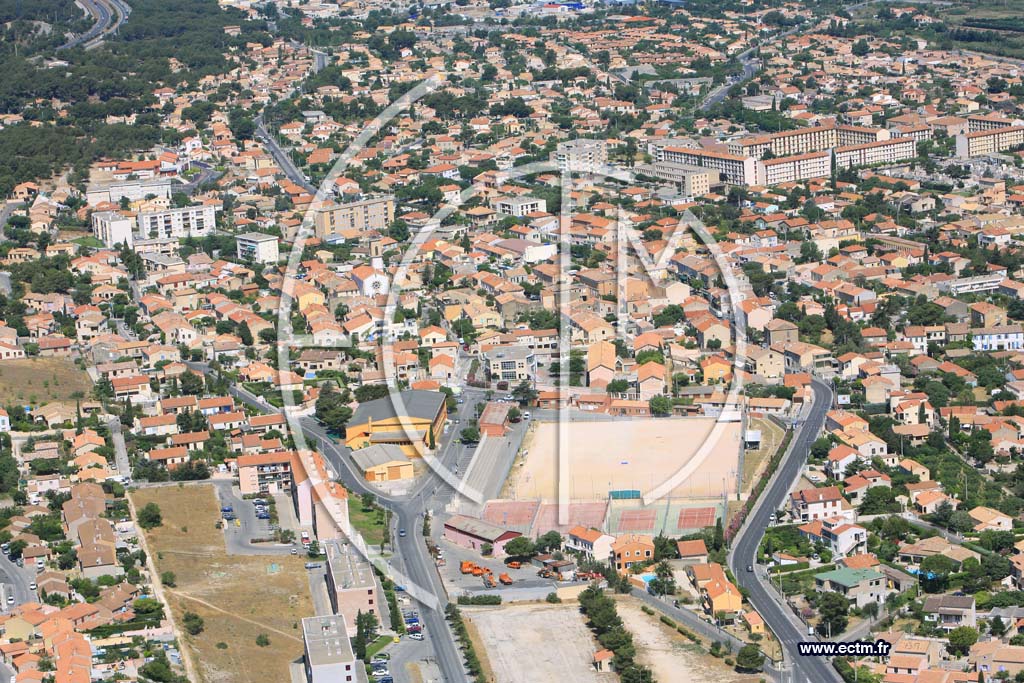 Photo arienne de Chateauneuf les Martigues