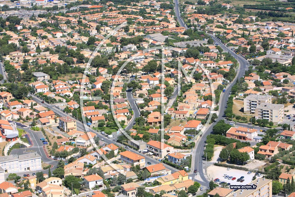 Photo arienne de Chateauneuf les Martigues