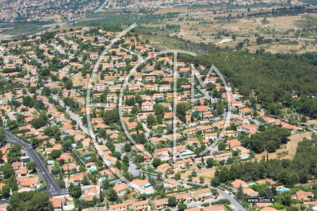 Photo arienne de La Bastide Bertin