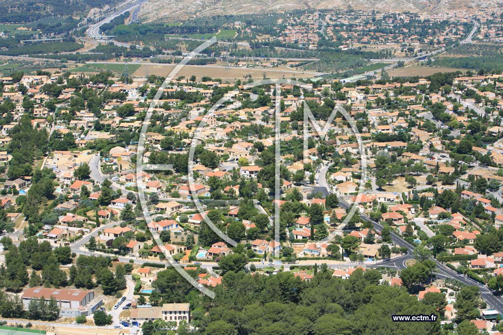 Photo arienne de La Bastide Bertin