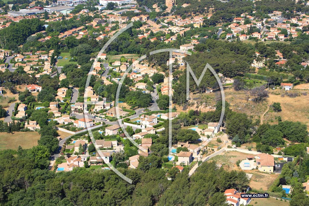 Photo arienne de Les Pennes Mirabeau