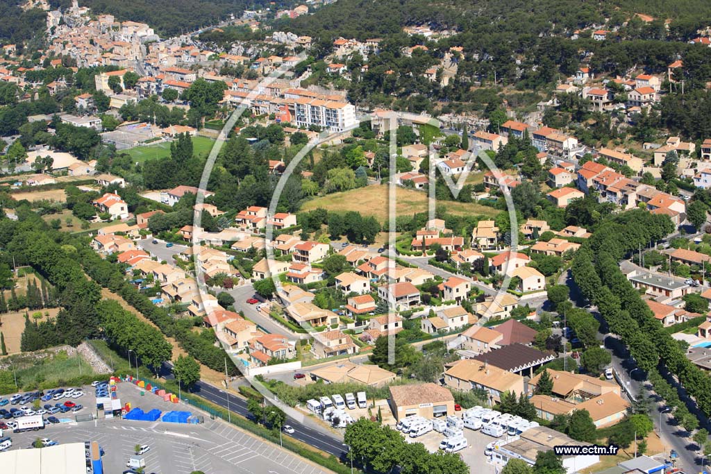 Photo arienne de Les Pennes Mirabeau