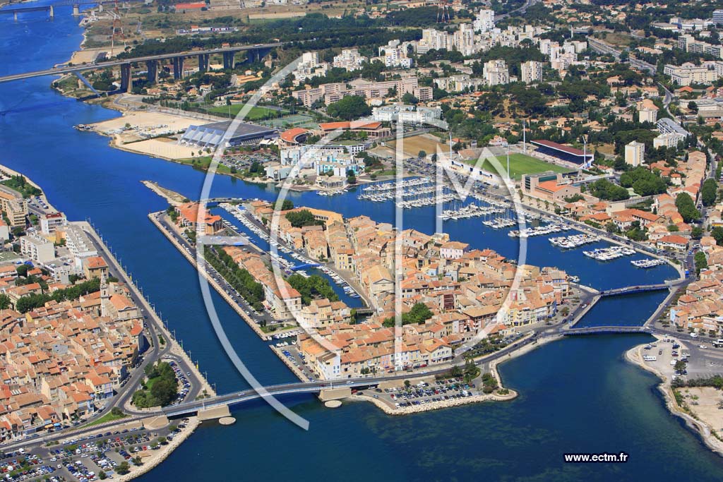 Photo arienne de Martigues