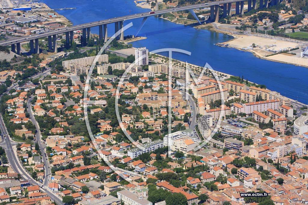 Photo arienne de Martigues