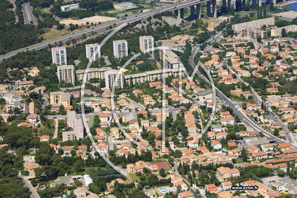 Photo arienne de Martigues
