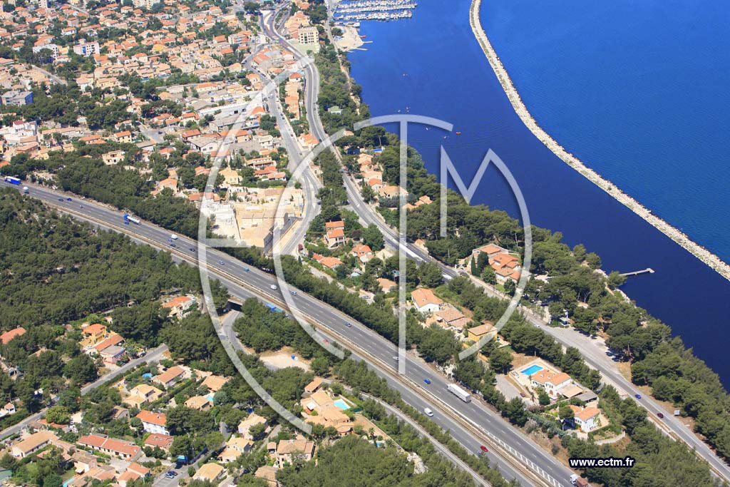 Photo arienne de Martigues
