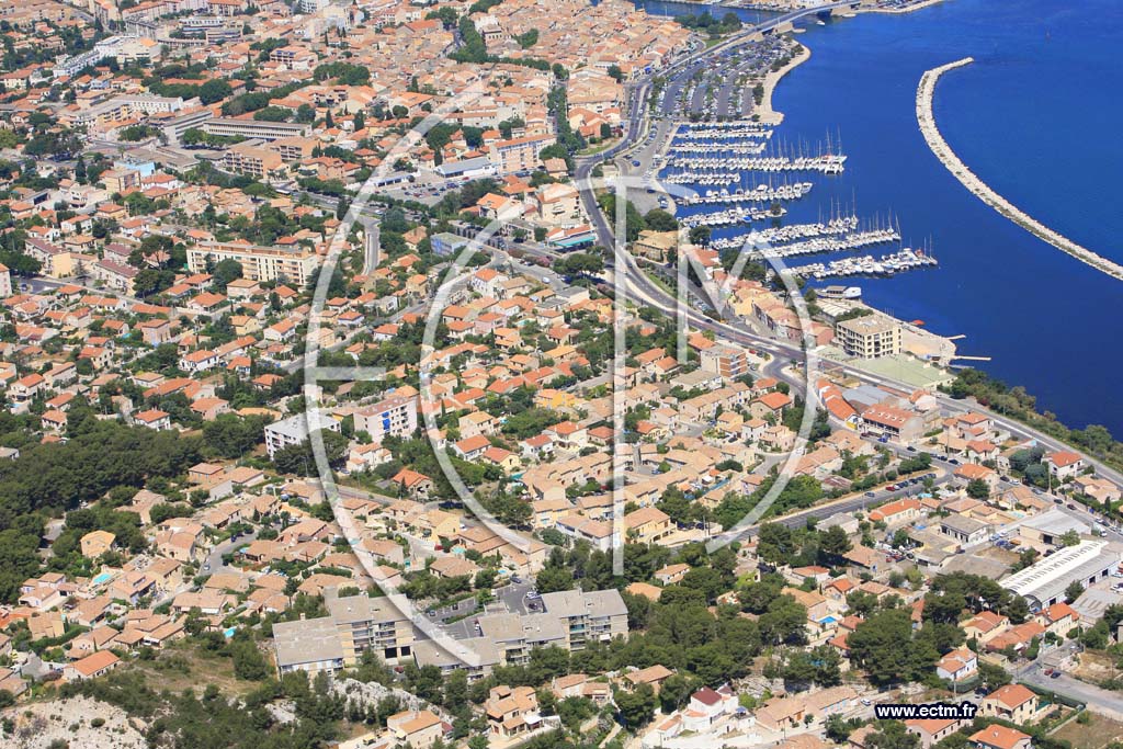 Photo arienne de Martigues