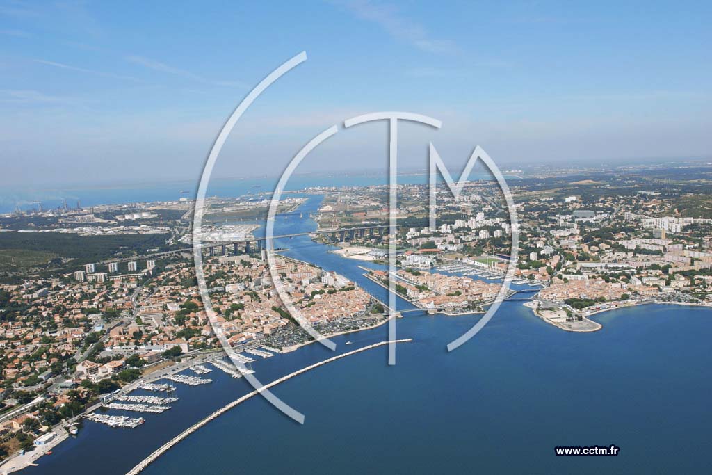 Photo arienne de Martigues