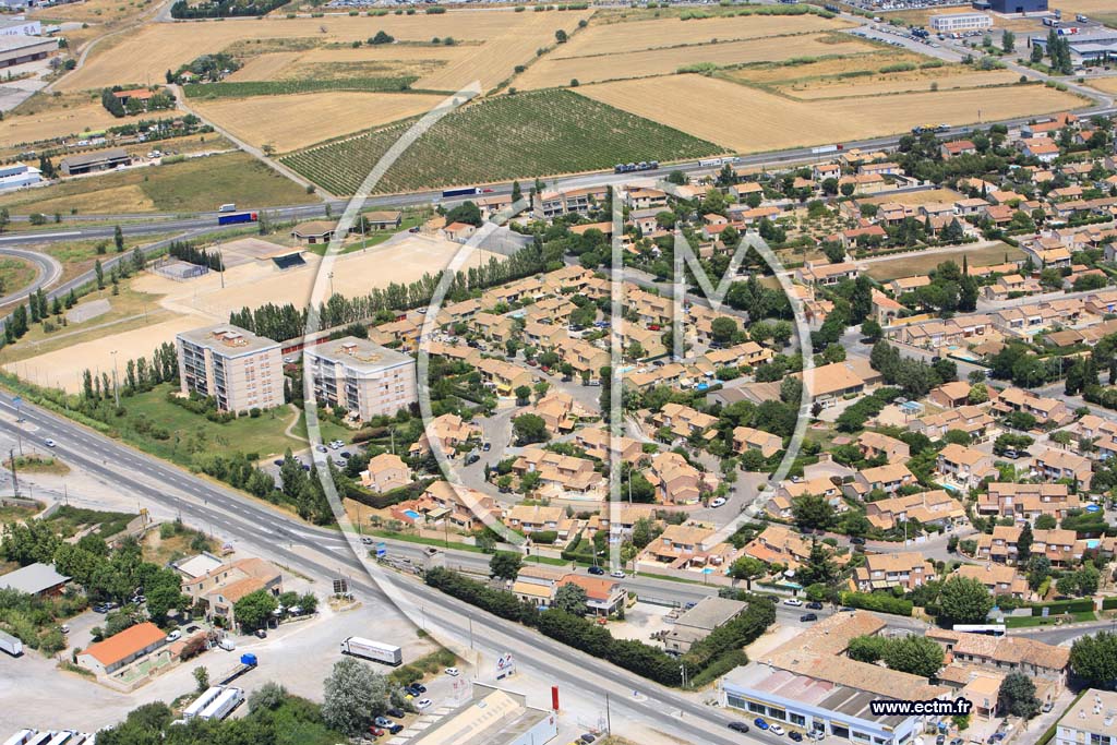 Photo arienne de Rognac