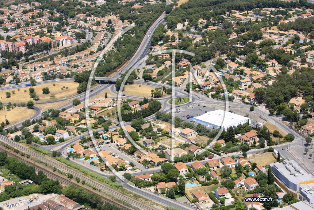 Photo arienne de Rognac