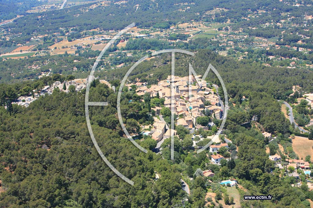 Photo arienne de Ventabren