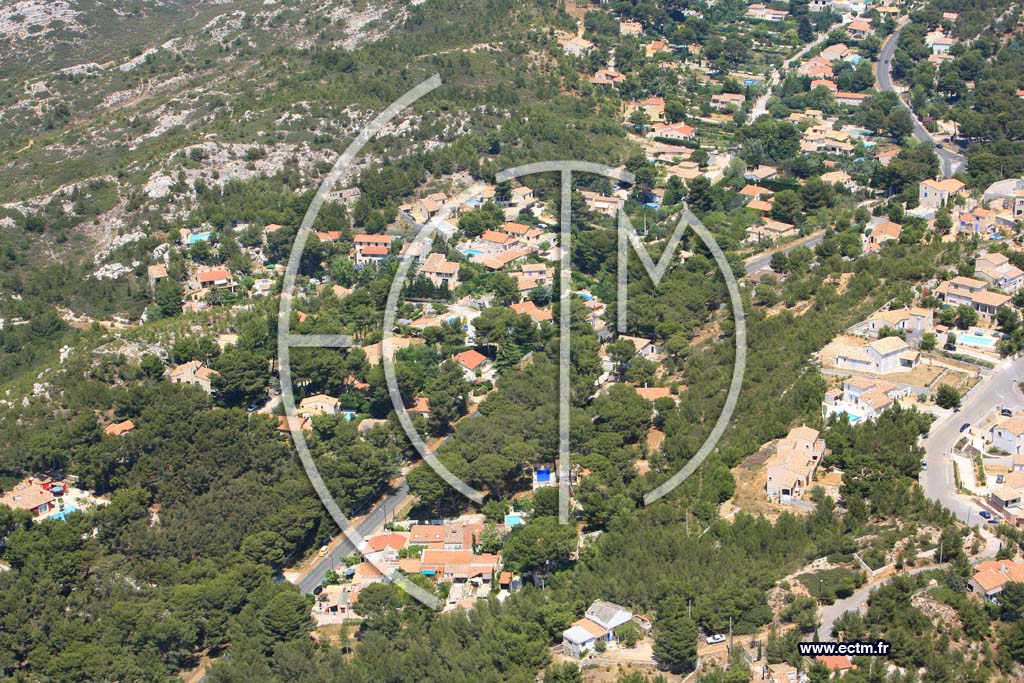 Photo arienne de Ensues la Redonne