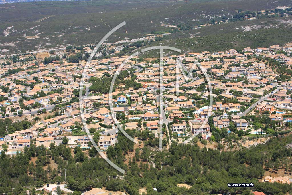 Photo arienne de Ensues la Redonne