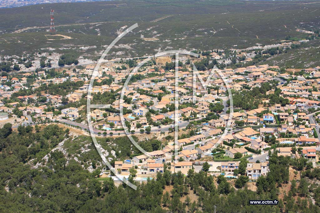 Photo arienne de Ensues la Redonne