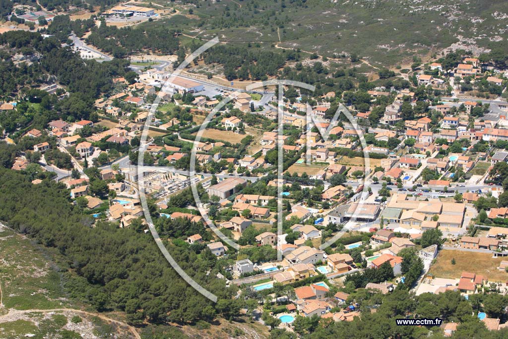 Photo arienne de Ensues la Redonne