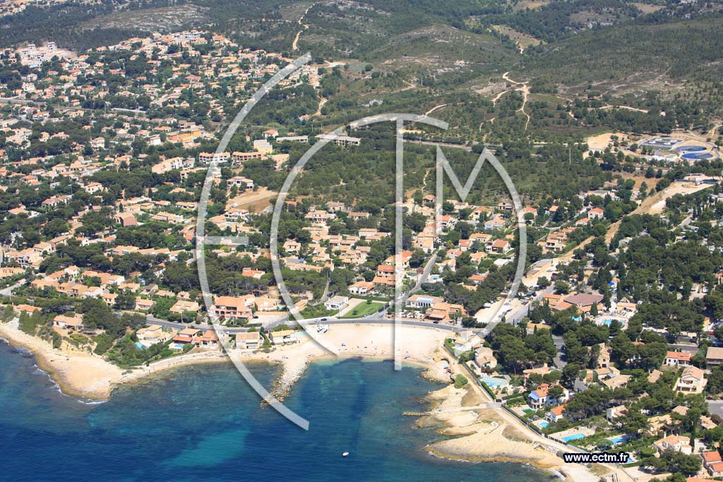 Photo arienne de Sausset les Pins