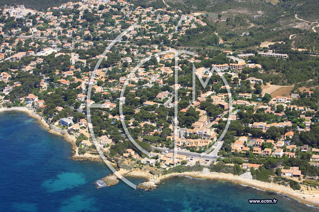 Photo arienne de Sausset les Pins