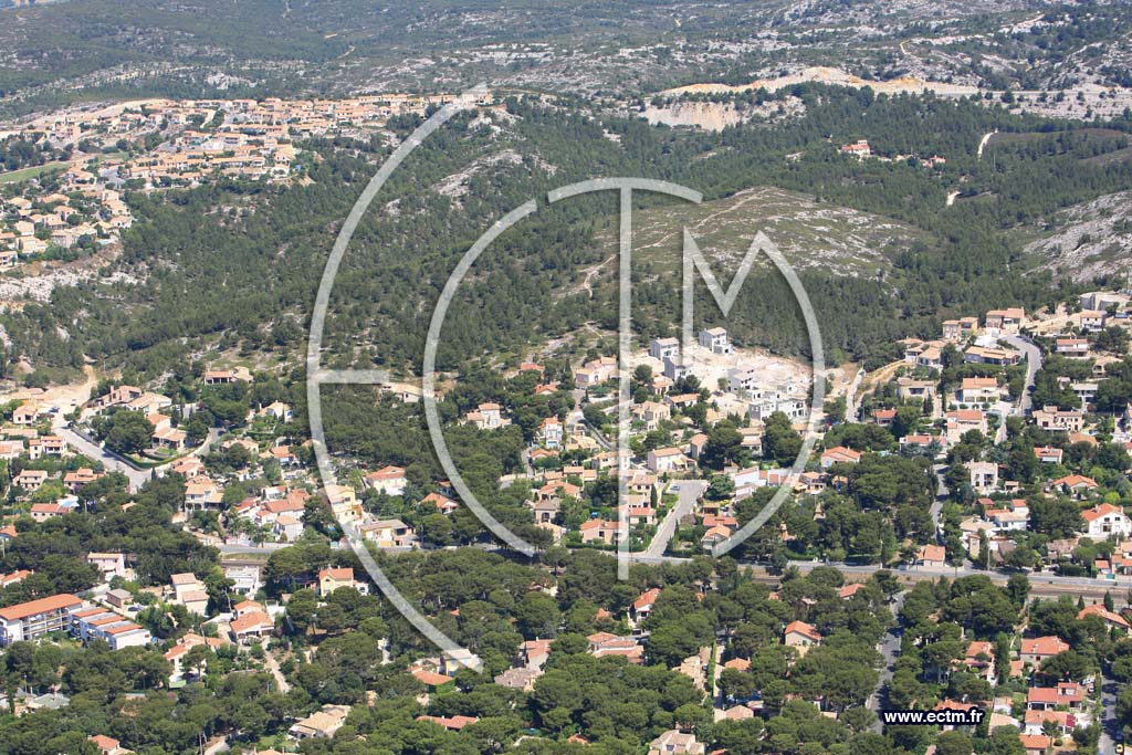 Photo arienne de Sausset les Pins