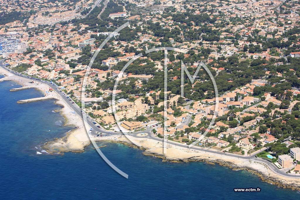 Photo arienne de Sausset les Pins