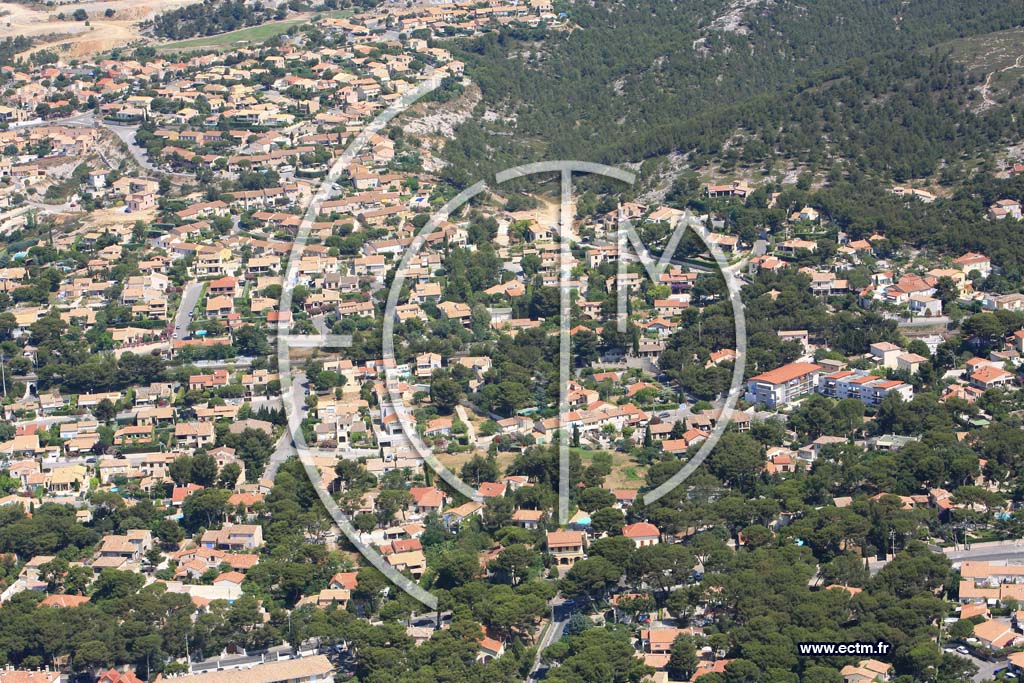 Photo arienne de Sausset les Pins