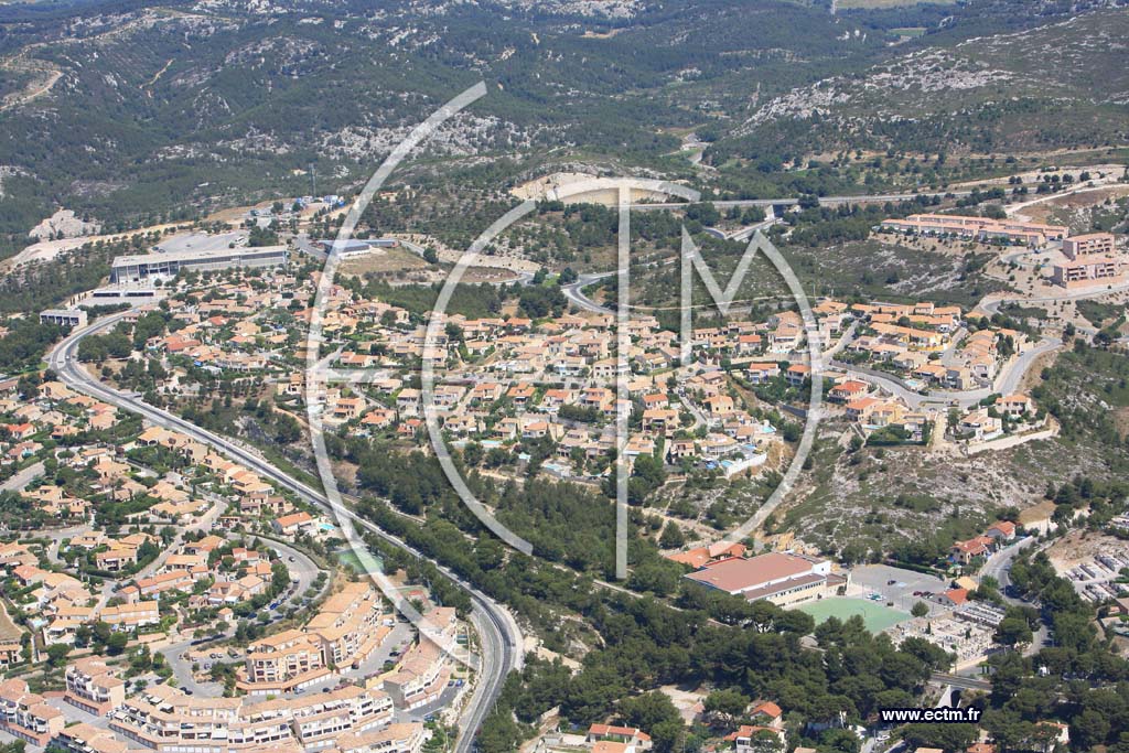 Photo arienne de Sausset les Pins