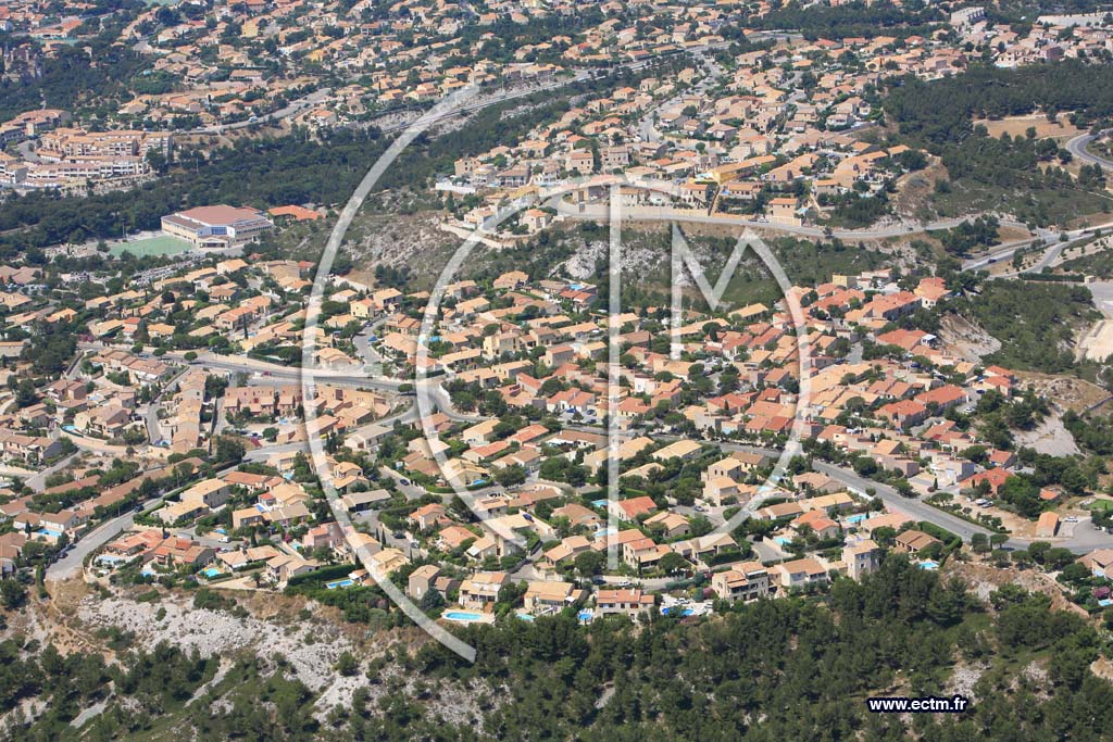 Photo arienne de Sausset les Pins