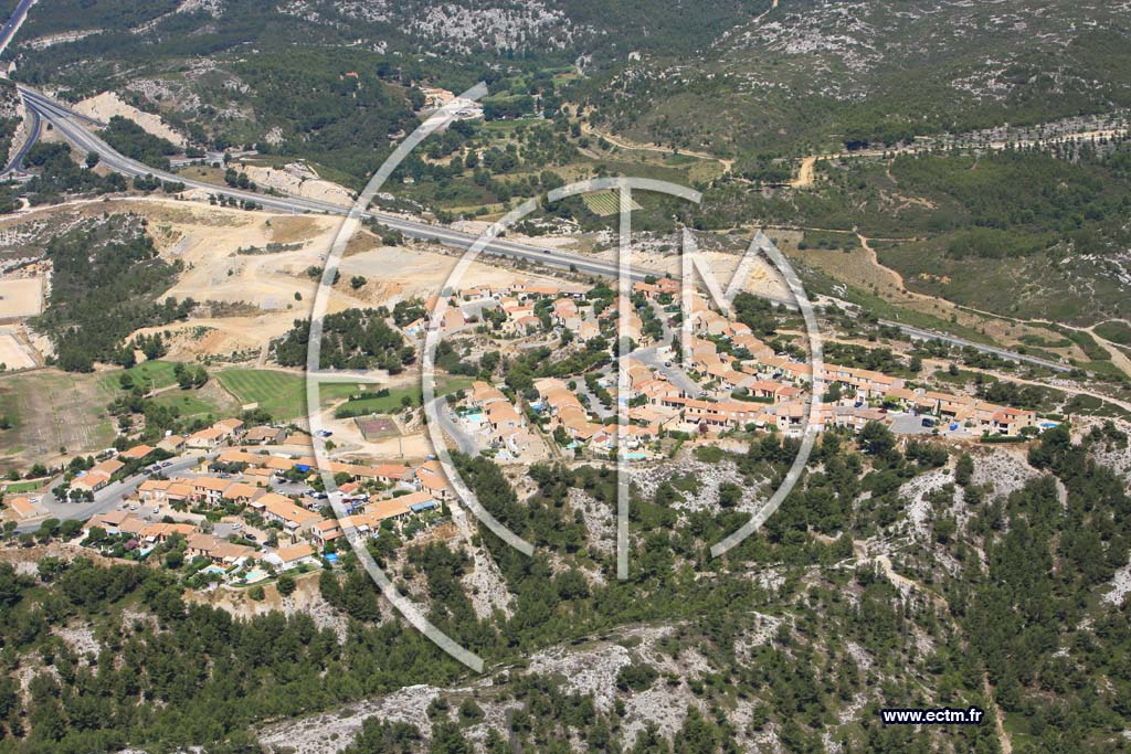 Photo arienne de Sausset les Pins