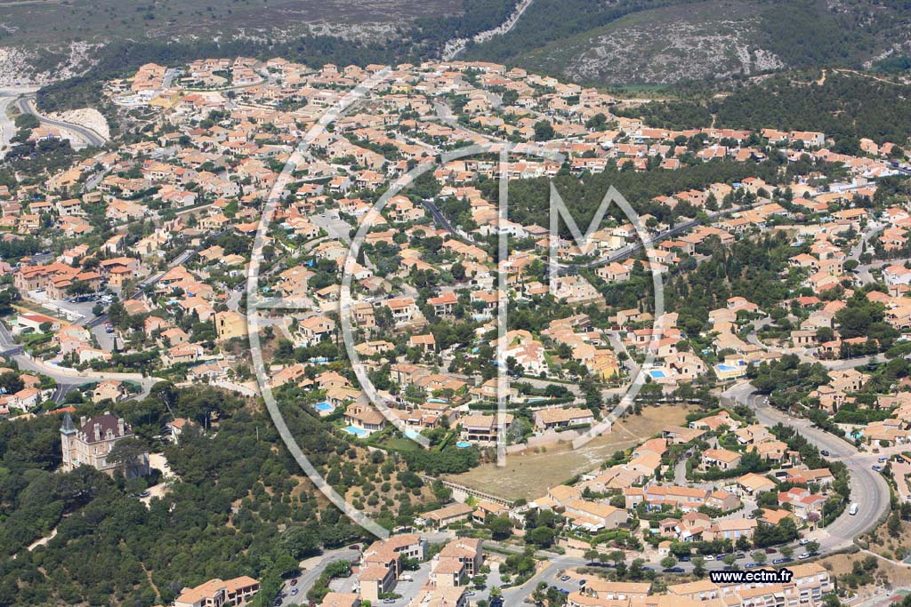 Photo arienne de Sausset les Pins