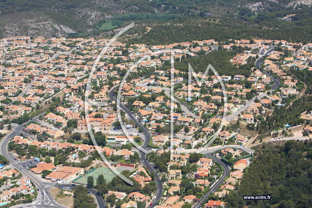 Photo arienne de Sausset les Pins