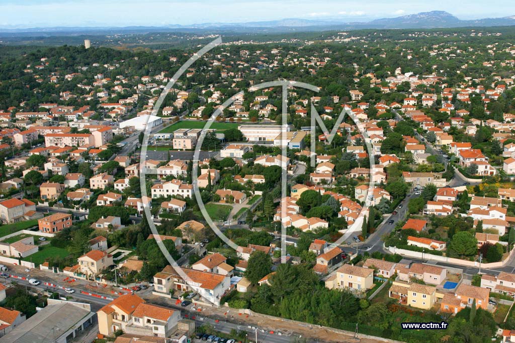 Photo arienne de Castelnau le Lez