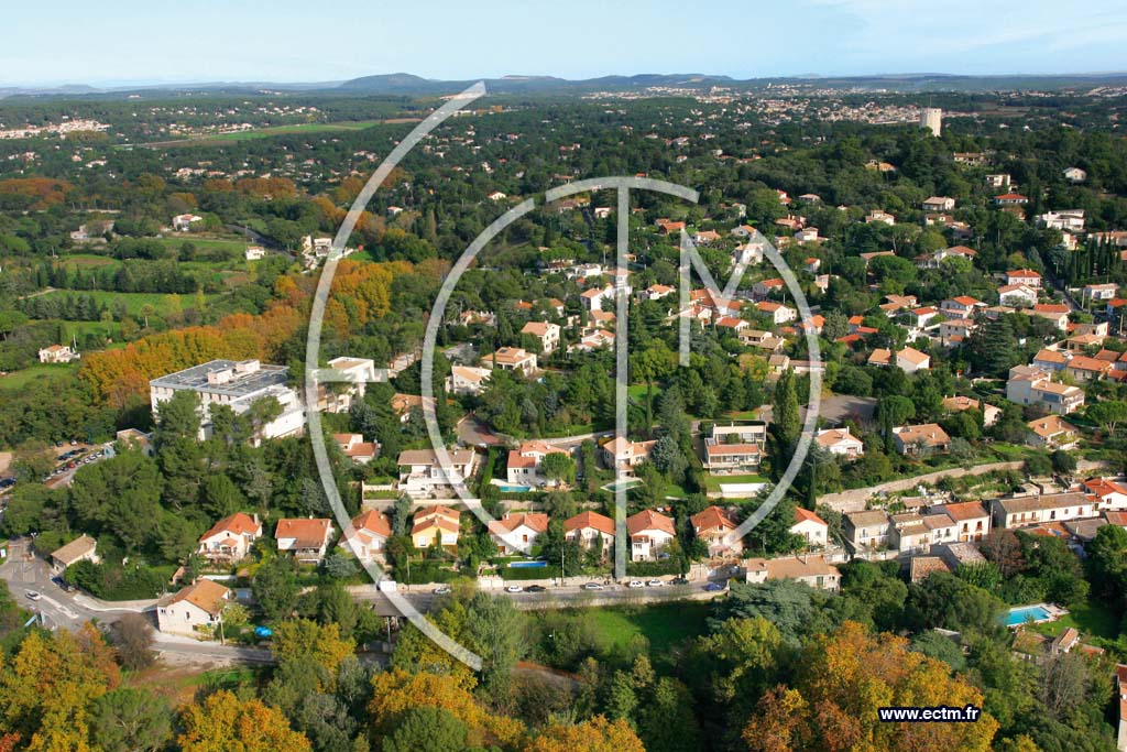 Photo arienne de Castelnau le Lez