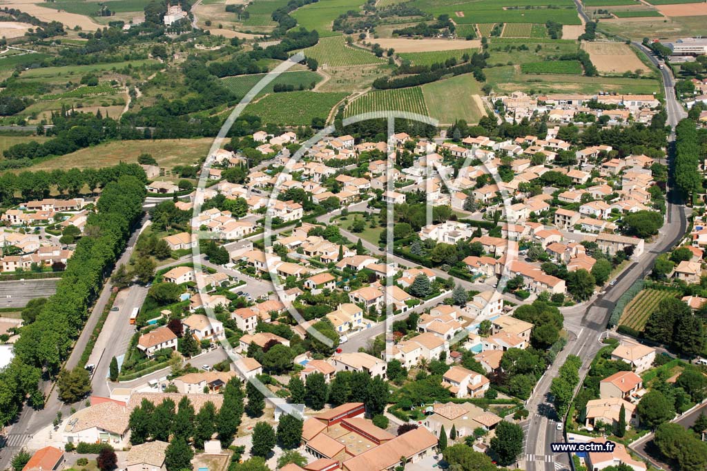 Photo arienne de Laverune