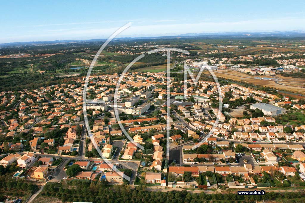 Photo arienne de Le cres