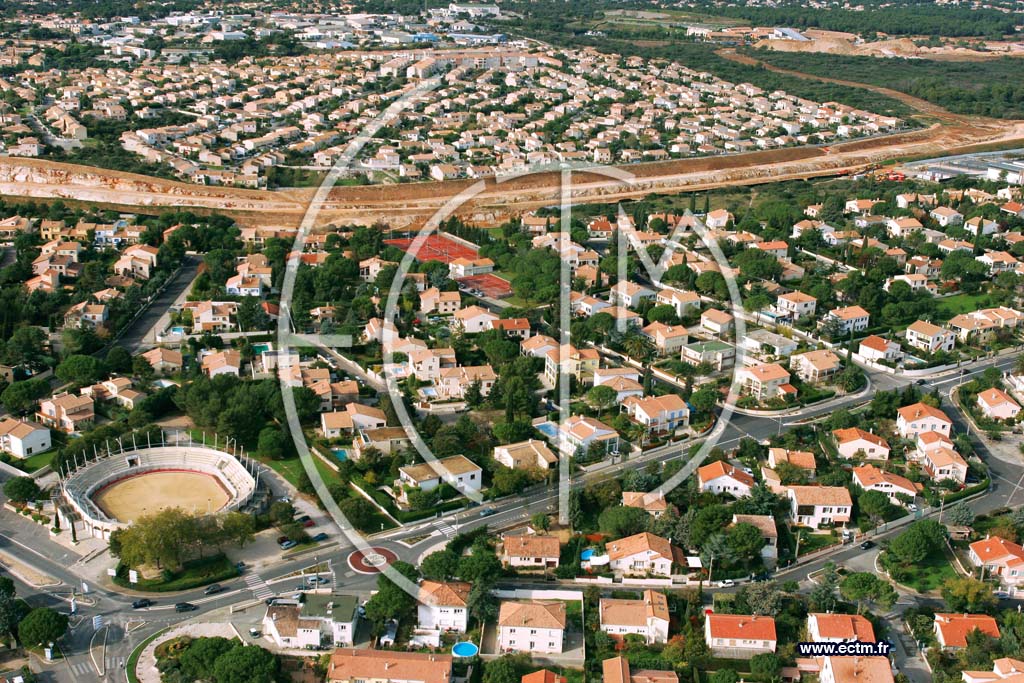 Photo arienne de Le cres