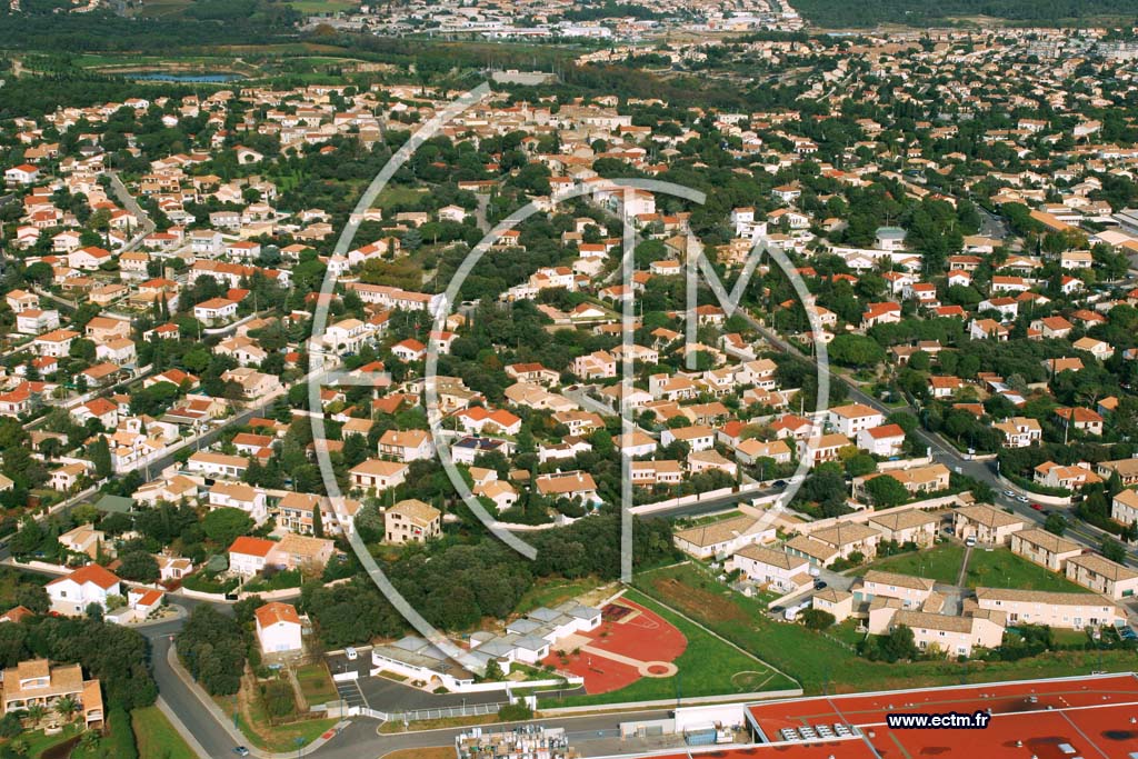 Photo arienne de Le cres