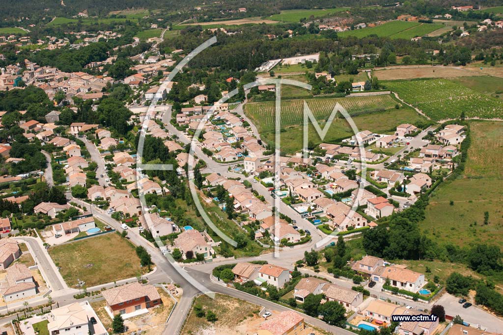 Photo arienne de Montarnaud