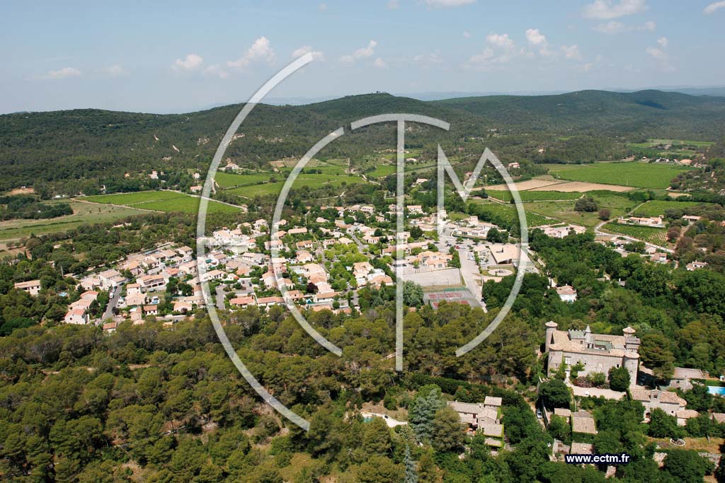 Photo arienne de Montarnaud