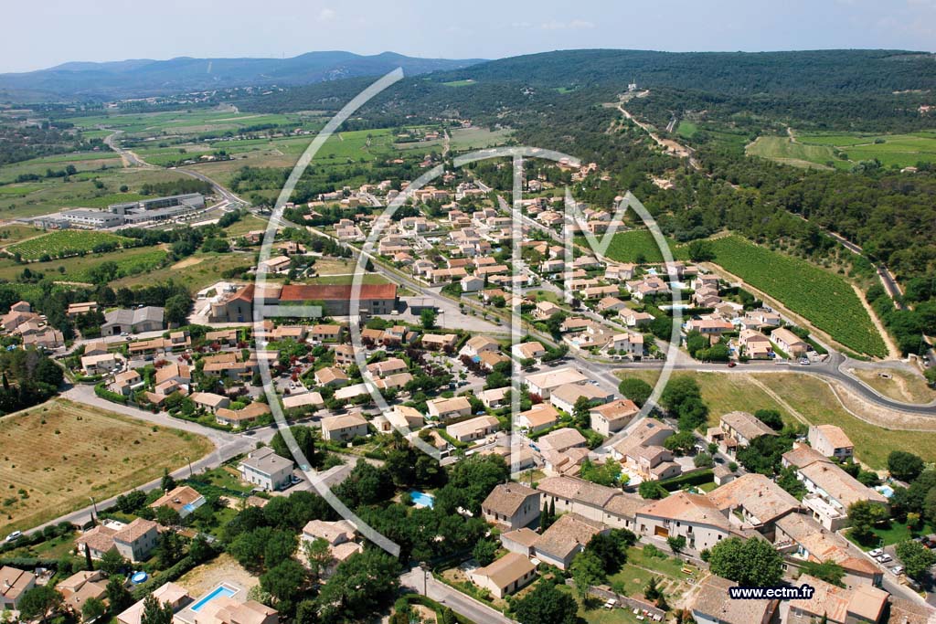 Photo arienne de Montarnaud
